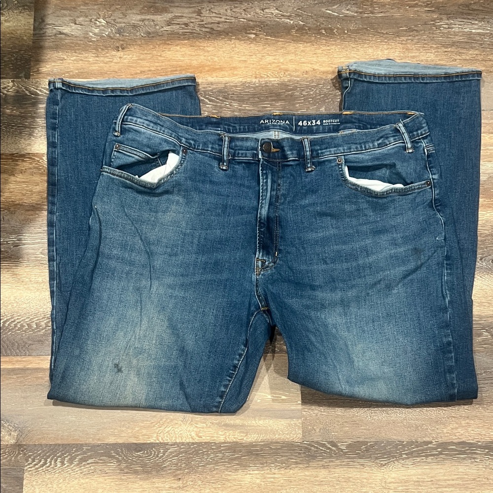 Arizona Jean Company Men's Denim Relaxed Jeans